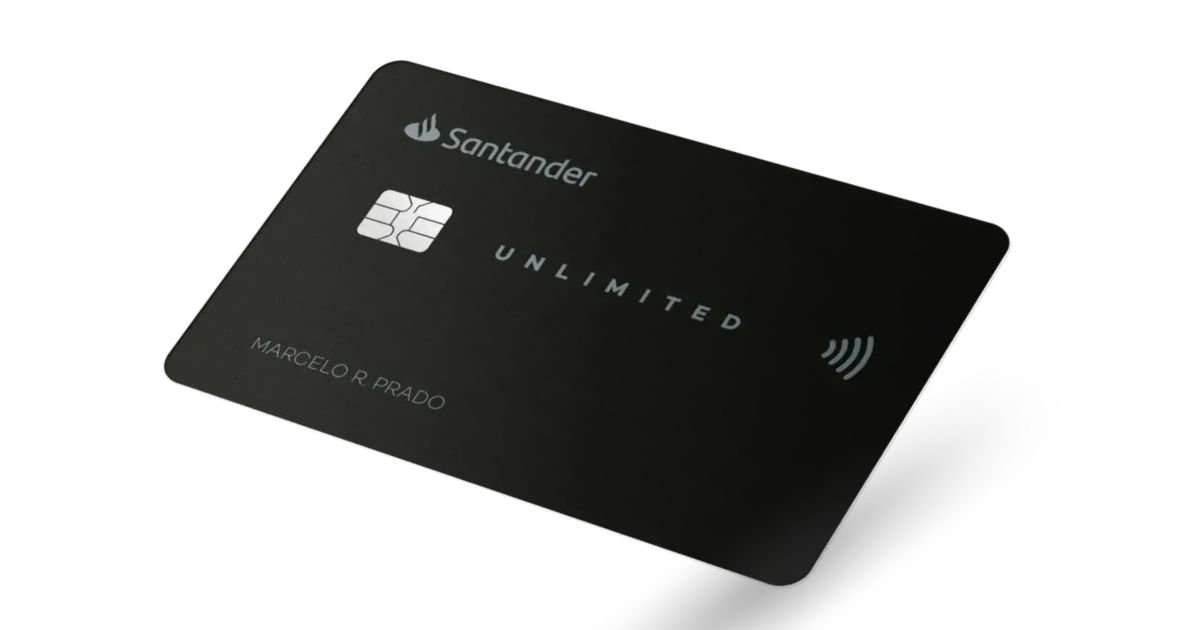 Cartão Santander Unlimited Mastercard Black